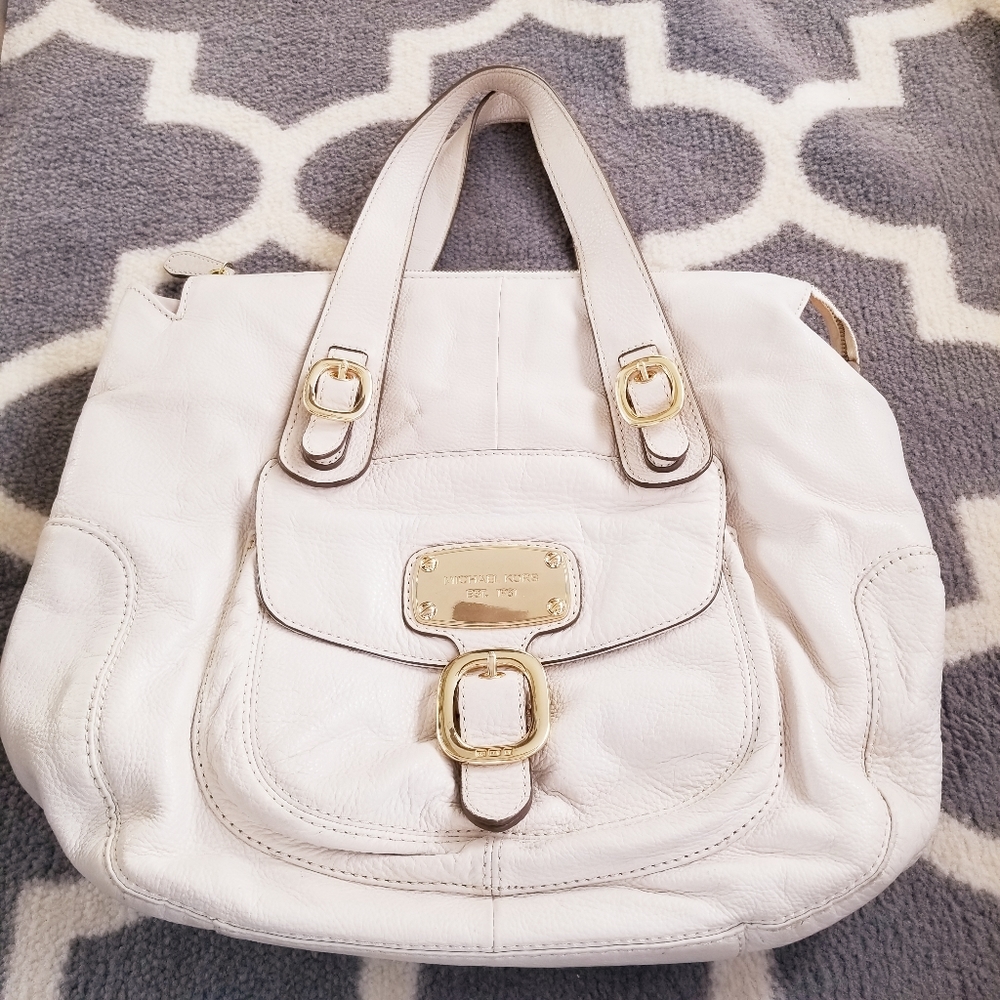 Michael Kors Hudson Downtown Leather Shoulder Bag /Handbag
